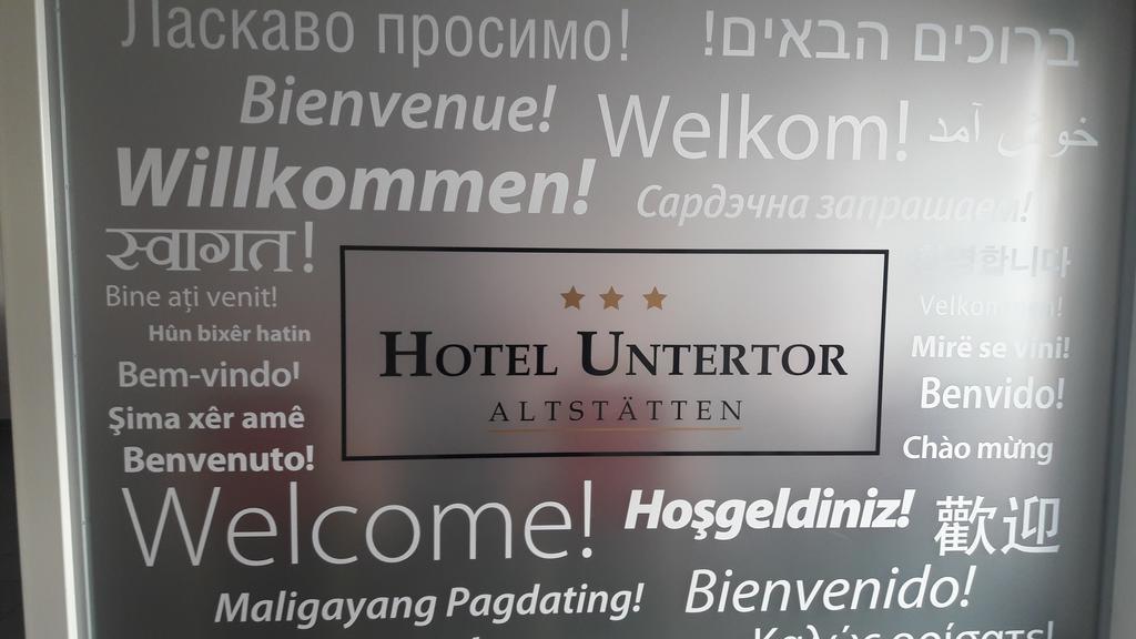 Hotel Untertor By Maier - Self-Check-In Альтштеттен Экстерьер фото
